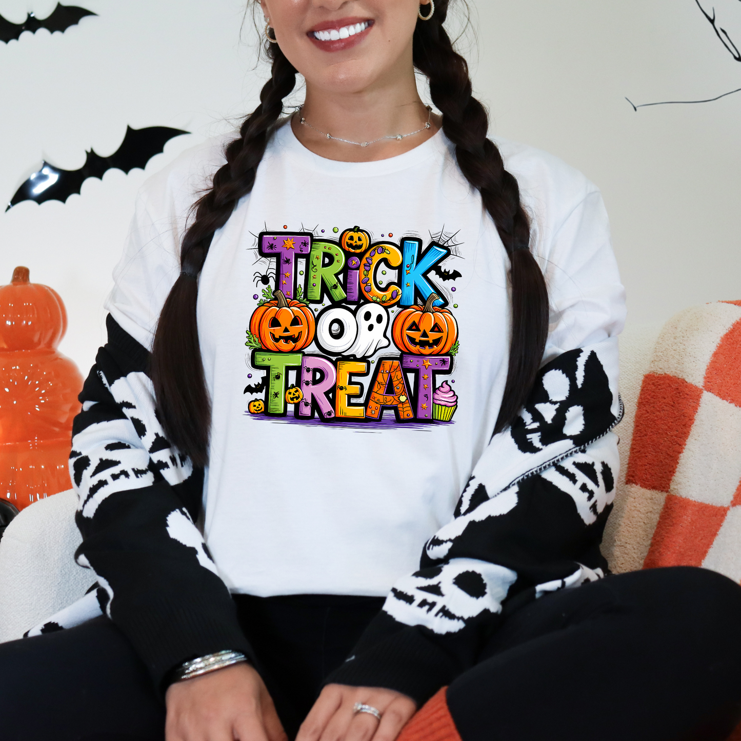 Trick or Treat Graphic Tee or Sweatshirt