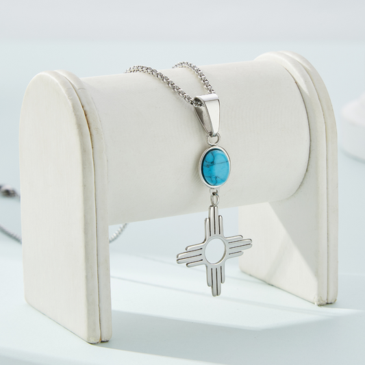 TURQUOISE SUN NECKLACE - Alonna's Legging Land
