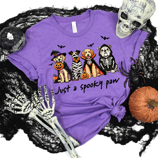 Dog Spooky Paw Graphic Tee