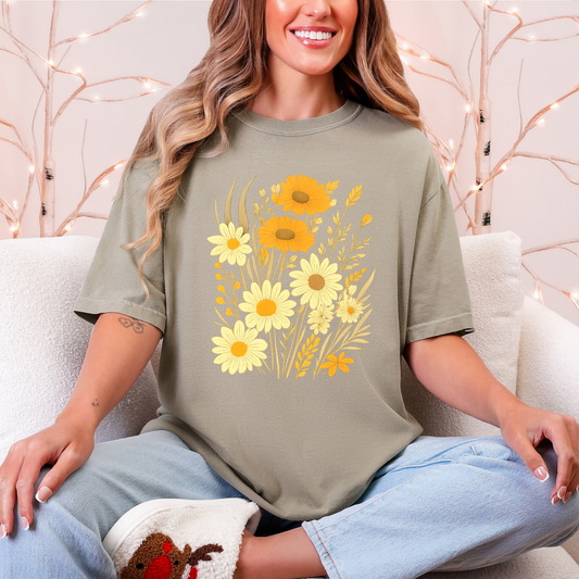 Daisy Floral Graphic Tee