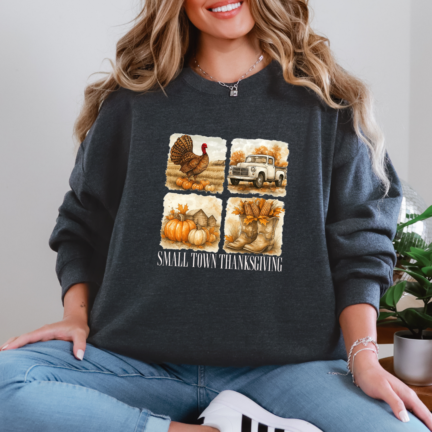 Small Town Thanksgiving Sweatshirt
