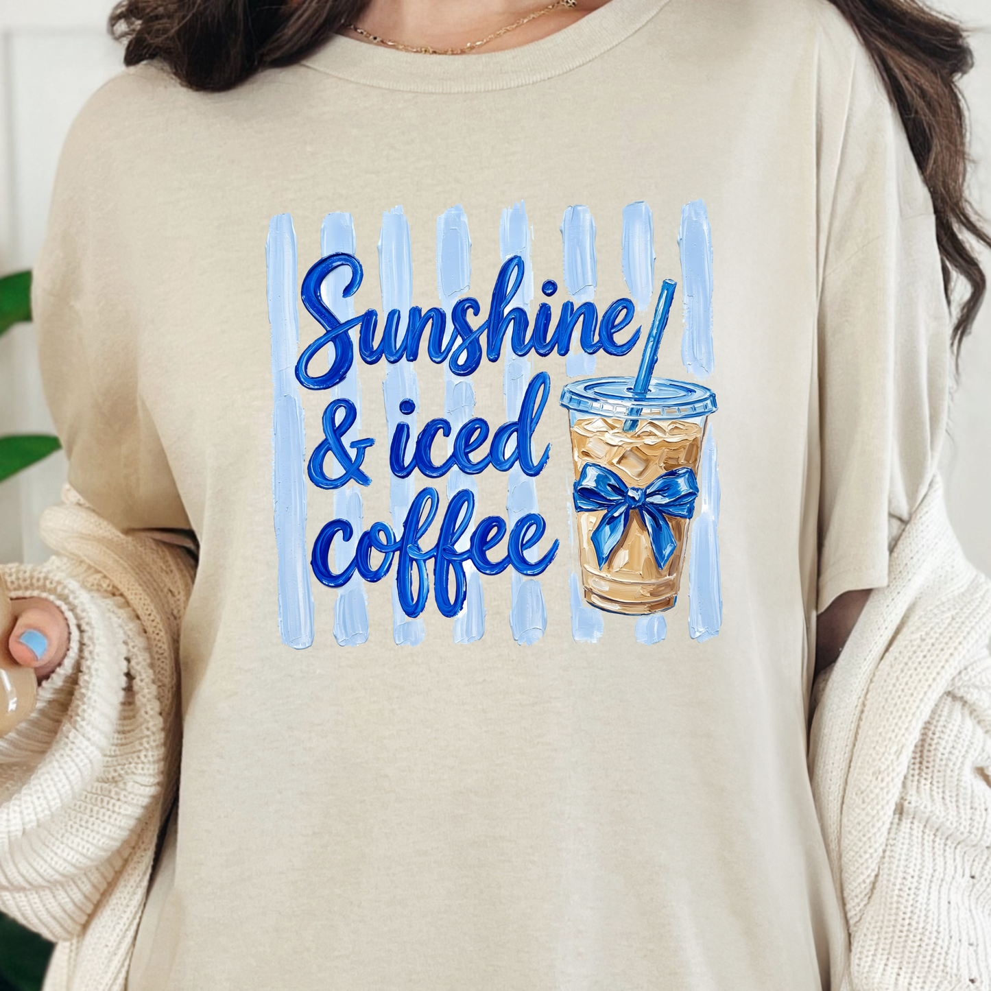 Sunshine & Iced Coffee Graphic Tee
