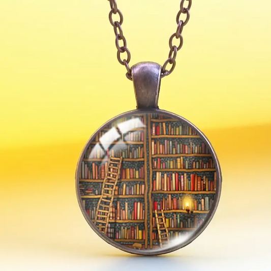 BIBLIOPHILE NECKLACE - Alonna's Legging Land