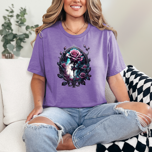 Rose in Frame Graphic Tee