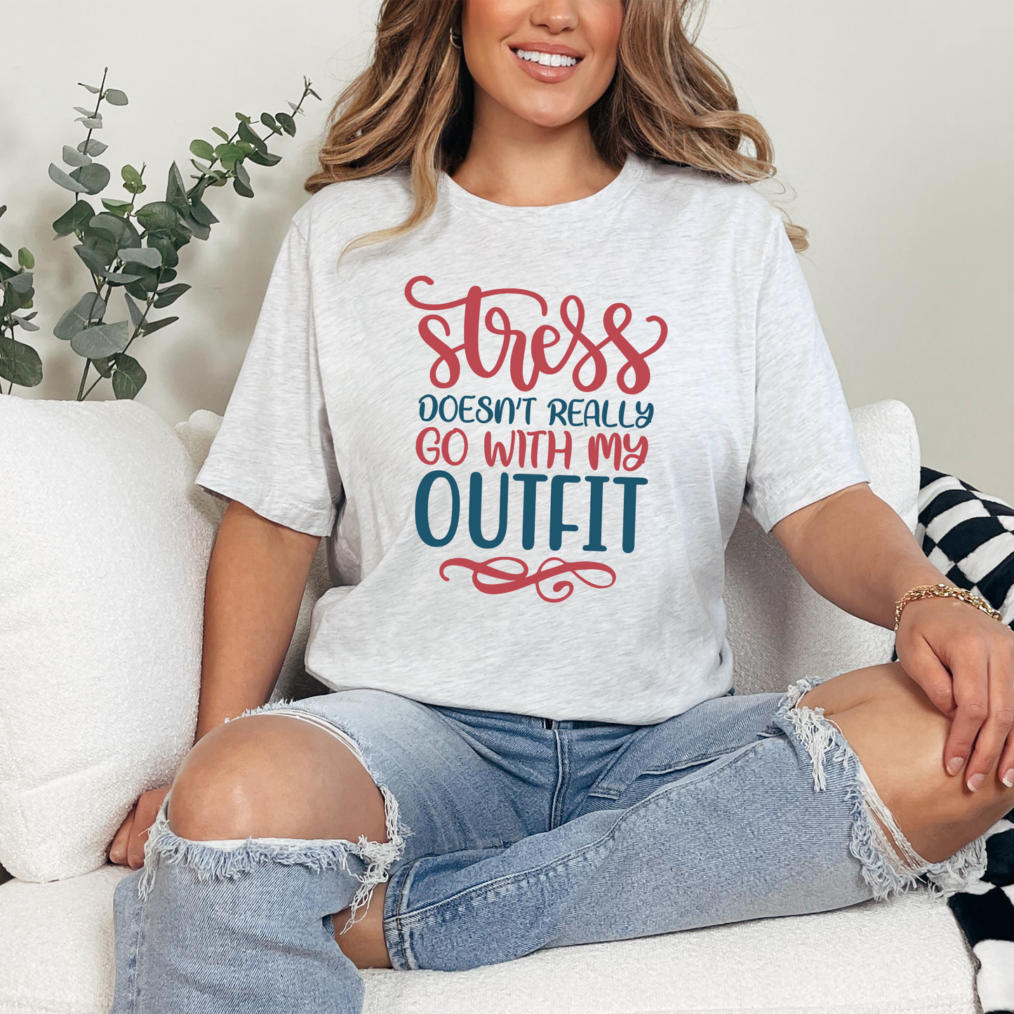 Stress Outfit Graphic Tee
