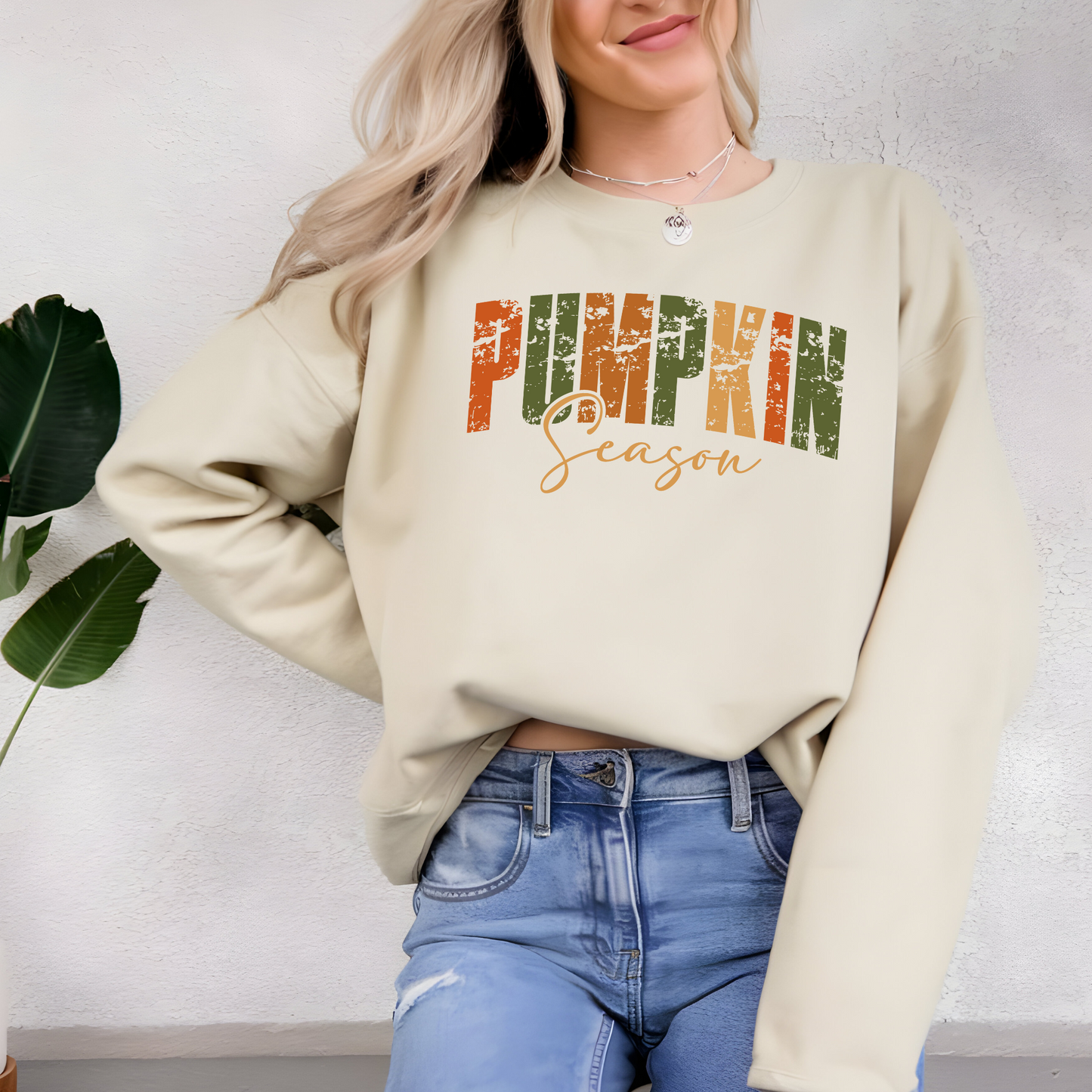 Pumpkin Season Words Sweatshirt