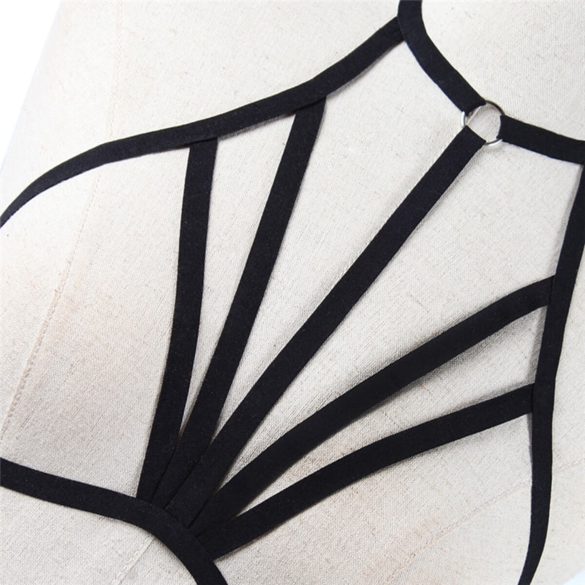 ELASTIC HARNESS BRA - Alonna's Legging Land