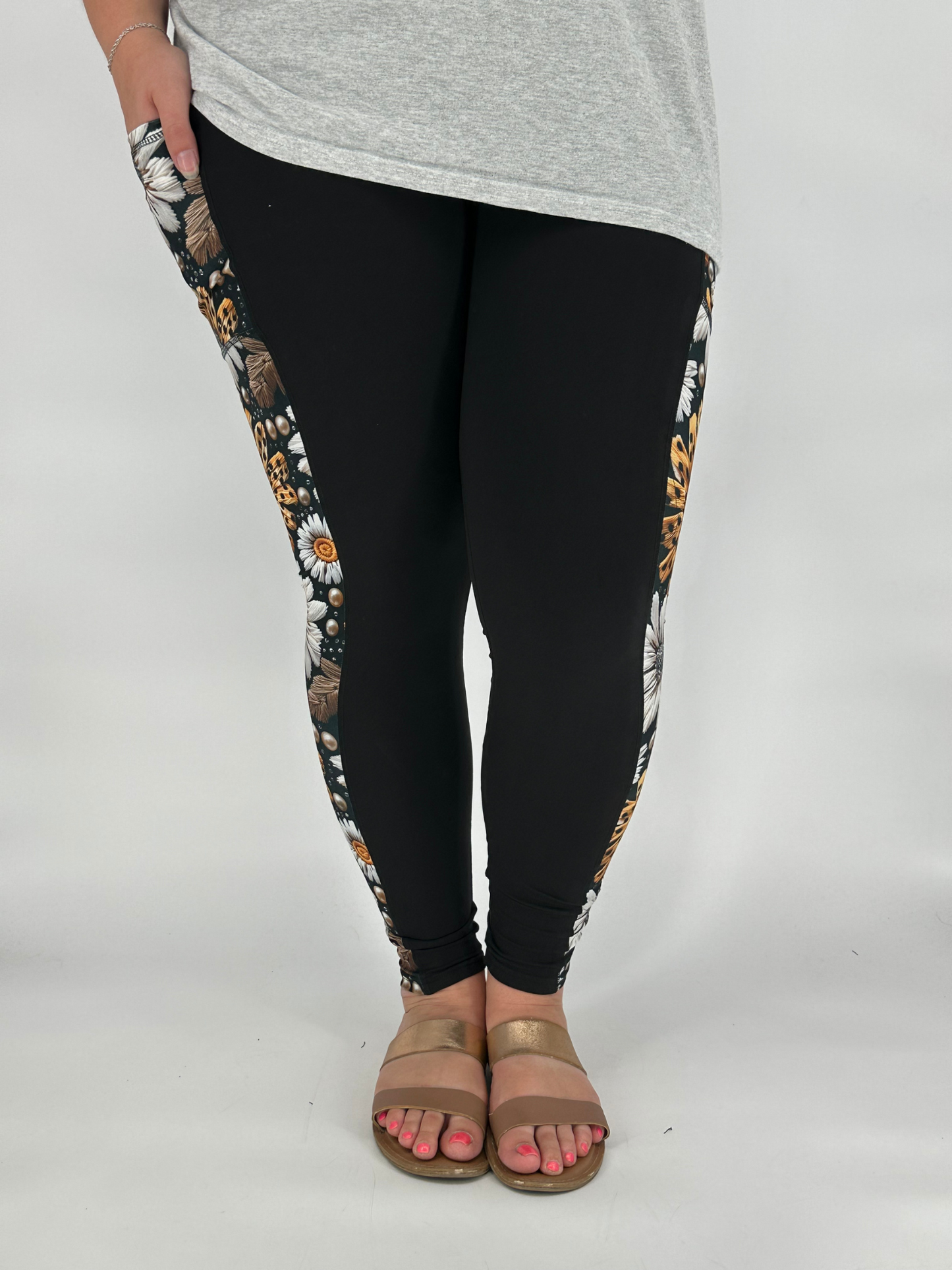 Fall Floral SIDE Design w/ Pockets