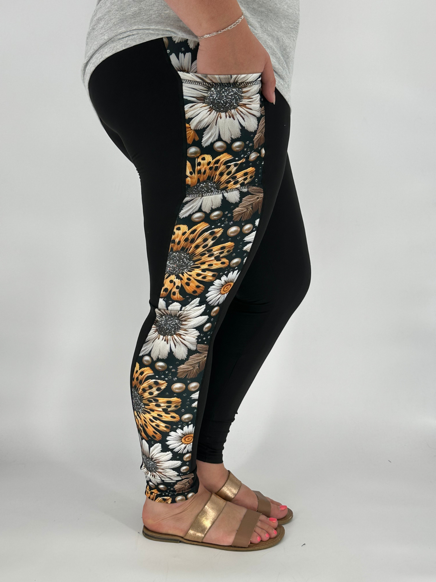 Fall Floral SIDE Design w/ Pockets