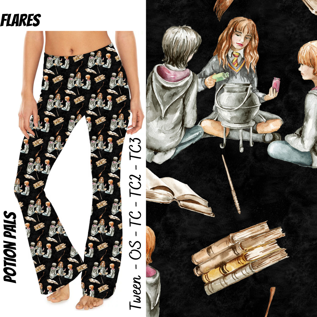 Potion Pals - Yoga Flares with Pockets - Alonna's Legging Land