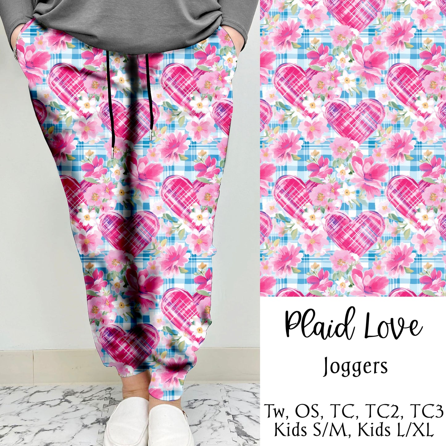 Plaid Love Leggings/Joggers | Run ends 12/9 | ETA 42 Days