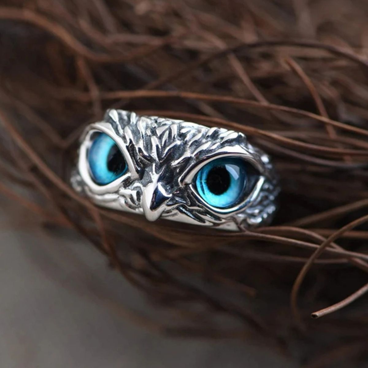 OWL EYE RING (ADJUSTABLE) - Alonna's Legging Land