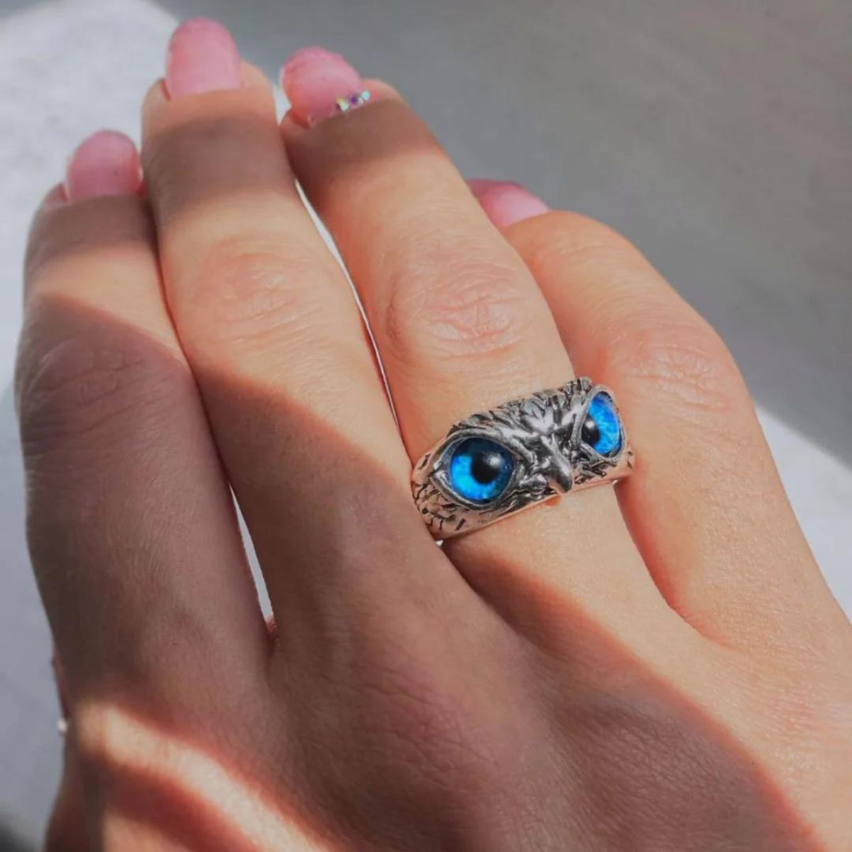 OWL EYE RING (ADJUSTABLE) - Alonna's Legging Land