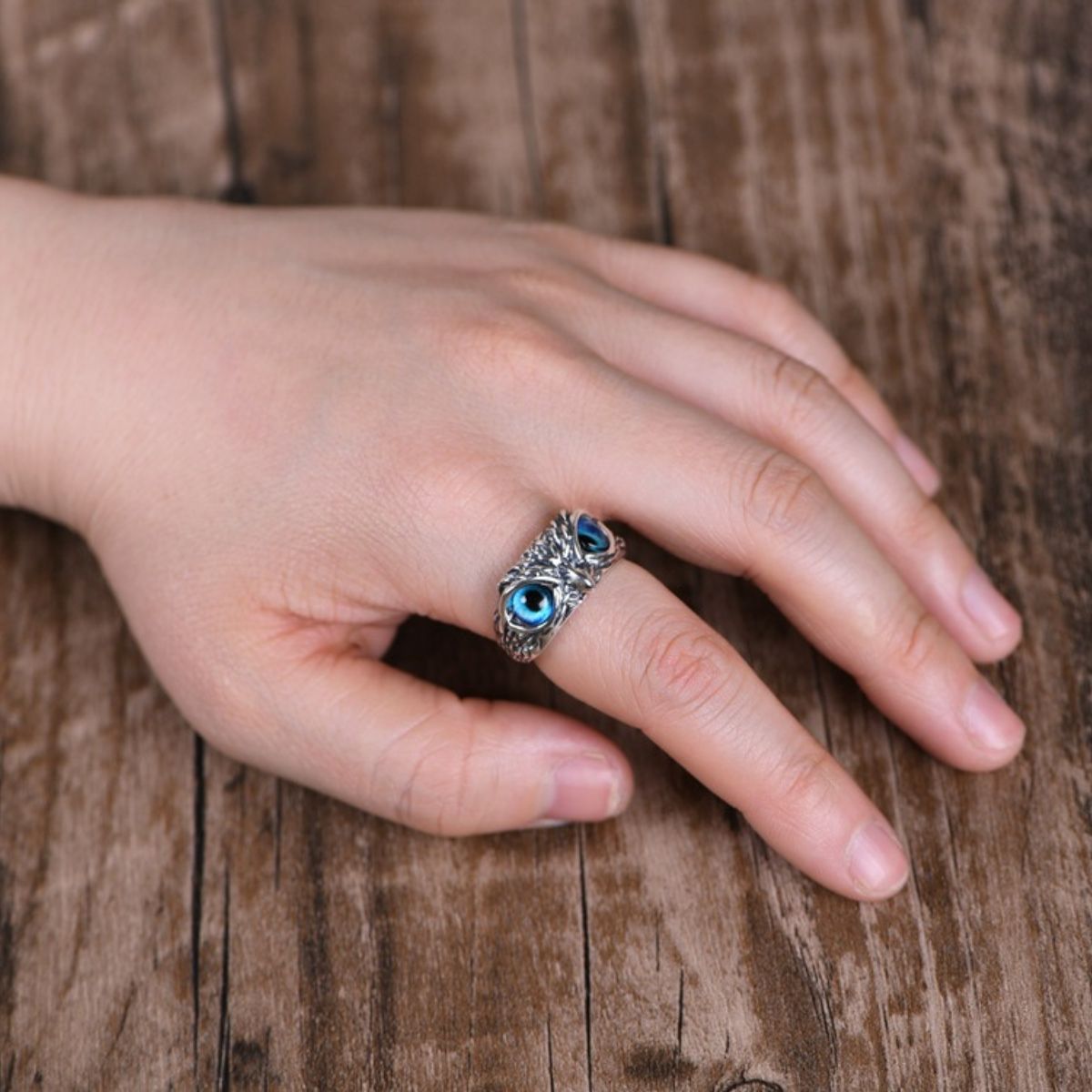 OWL EYE RING (ADJUSTABLE) - Alonna's Legging Land