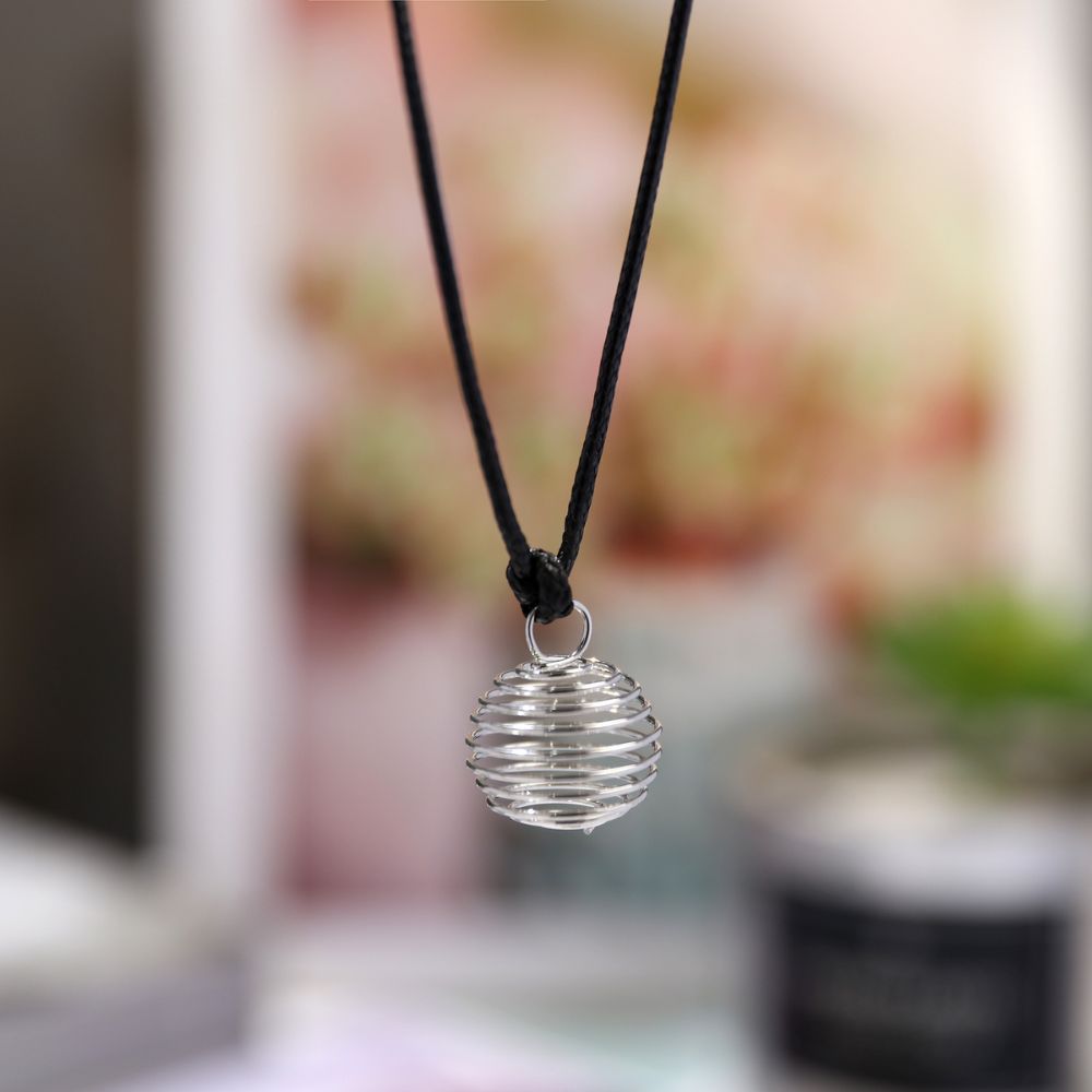 SPIRAL CAGE PENDANT NECKLACES - Alonna's Legging Land