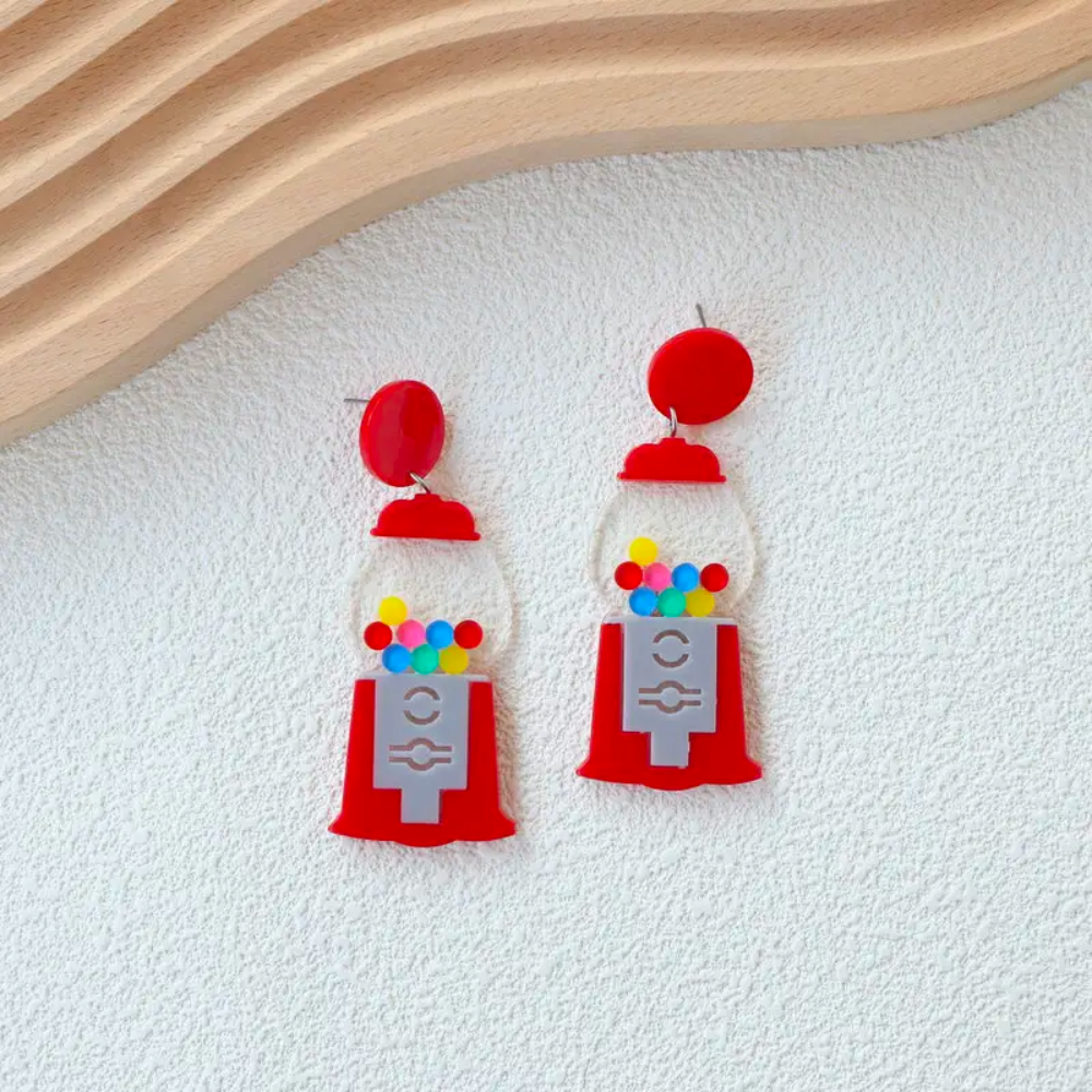 GACHAPON DANGLE EARRINGS (PAIR) - Alonna's Legging Land