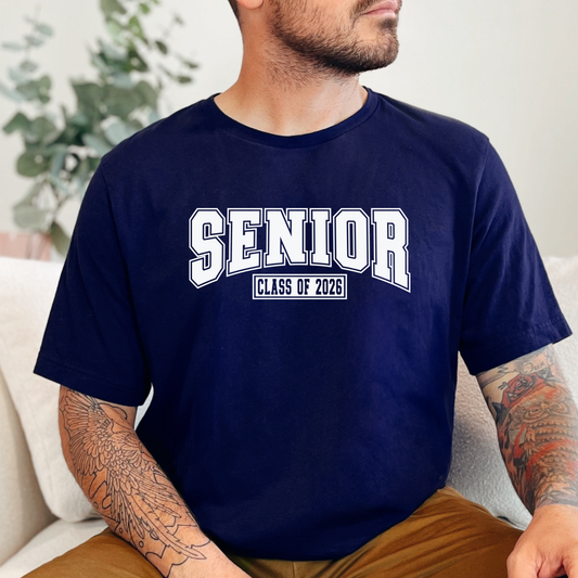 Wholesale Senior Class of 2026 Graphic Tee - Navy Tee