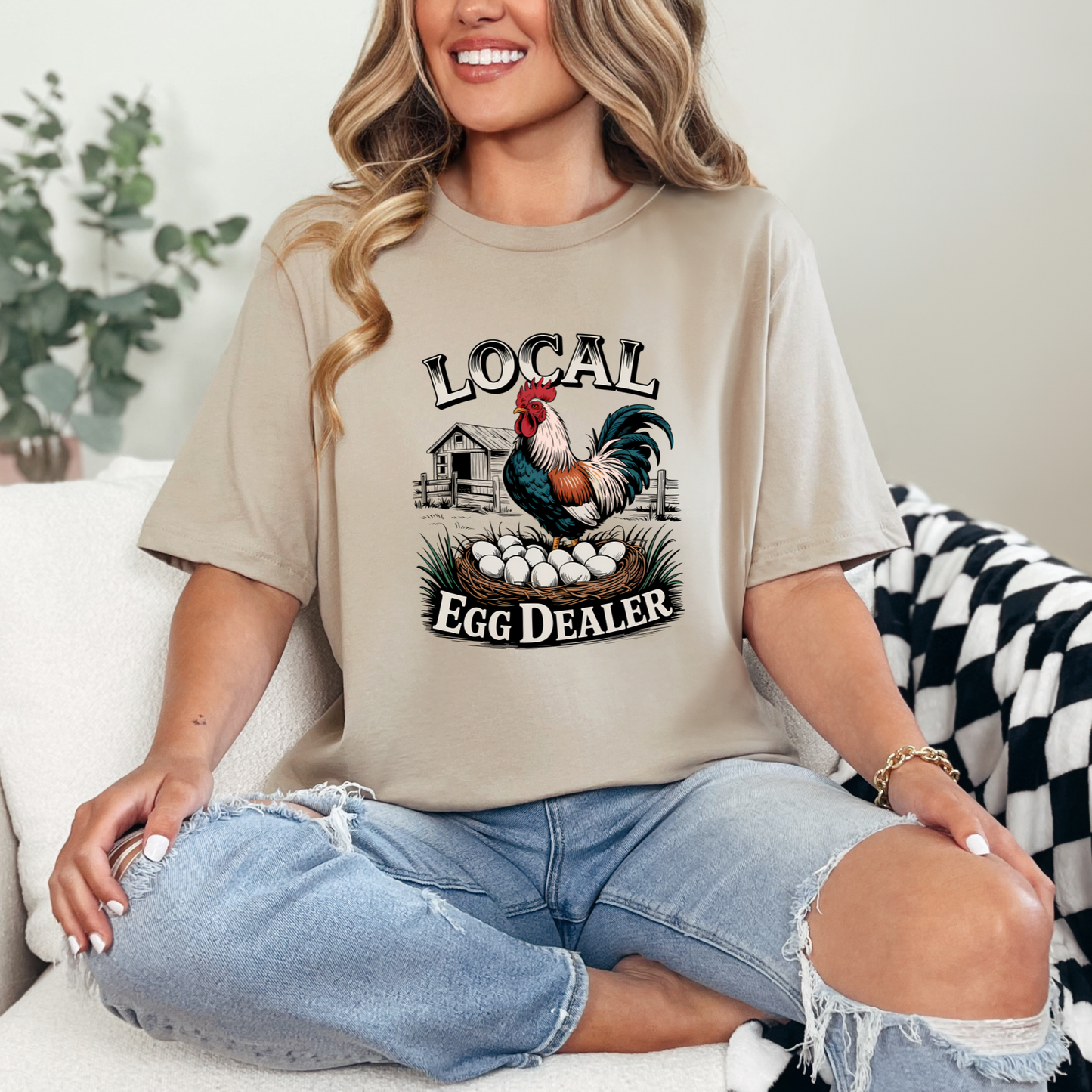 Egg Dealer Graphic Tee - Alonna's Legging Land