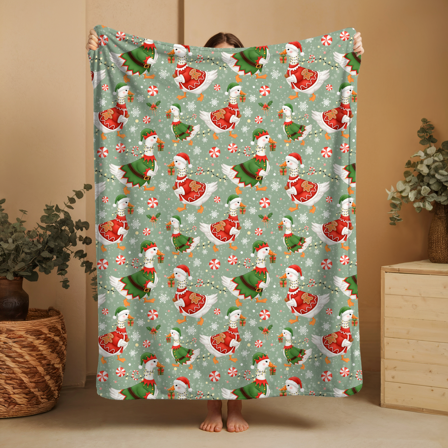 Holiday Goose 60x50 Blanket | Run ends 9/26 | ETA 45 Days