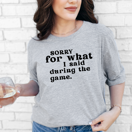 During the Game Graphic Tee