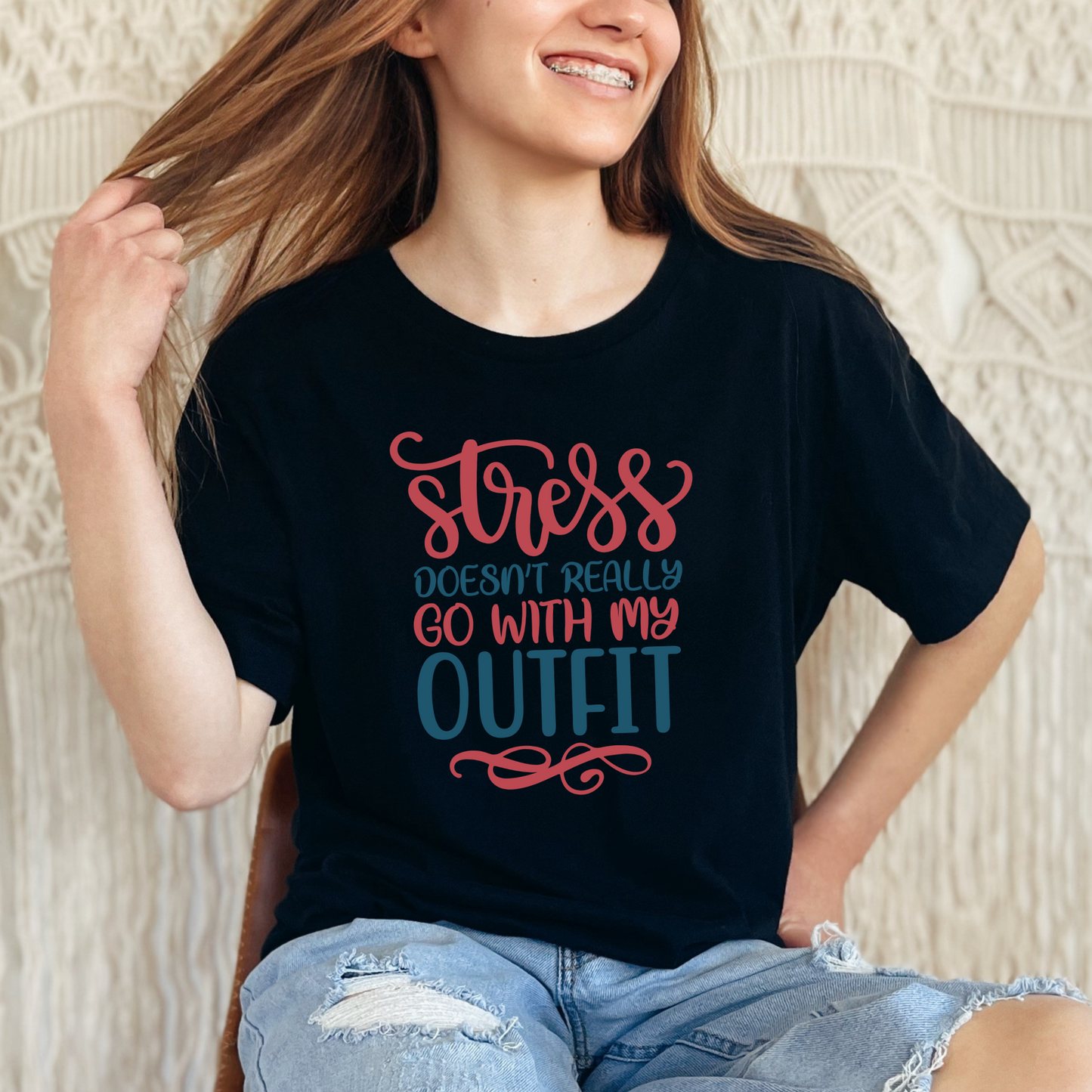 Stress Outfit Graphic Tee