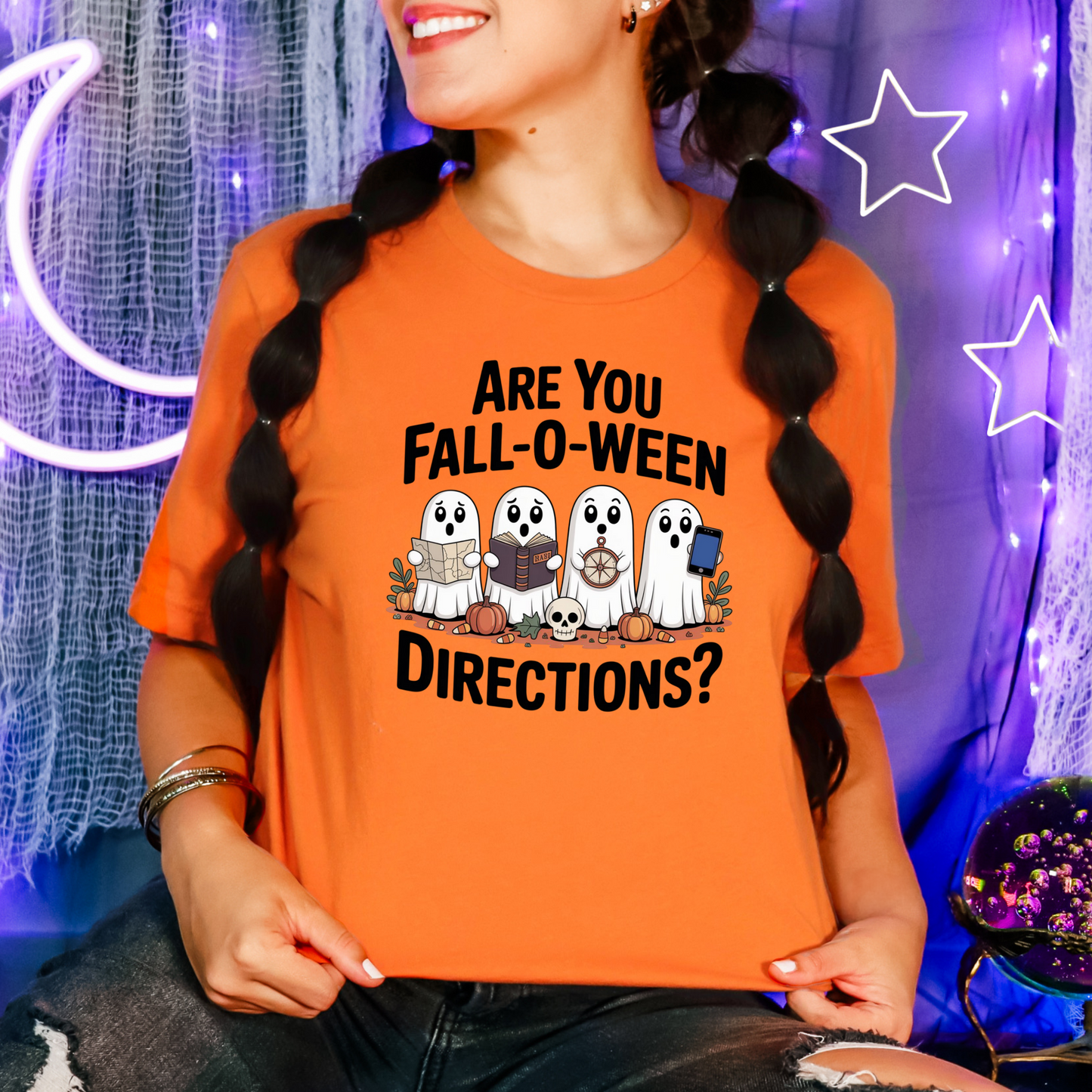 Falloween Directions Graphic Tee