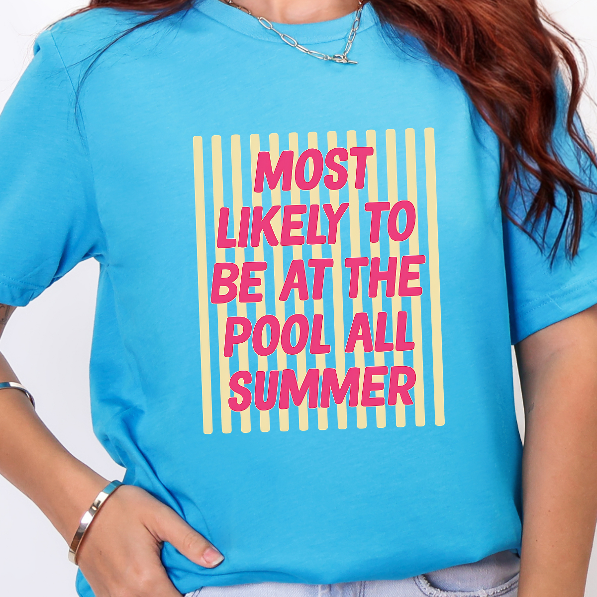 Pool All Summer Graphic Tee