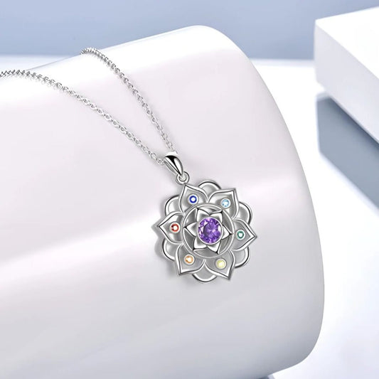 CHAKRAS LOTUS NECKLACE - Alonna's Legging Land