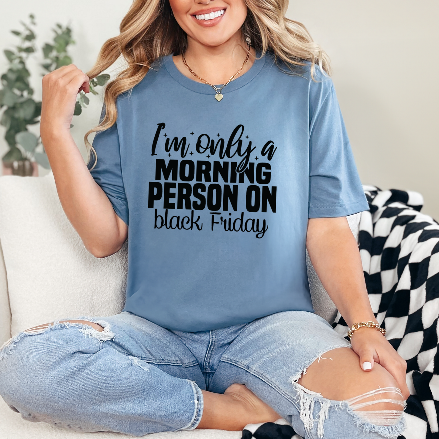 Morning Person on Black Friday Graphic Tee
