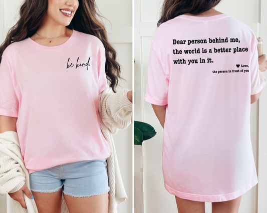 Be kind dear person