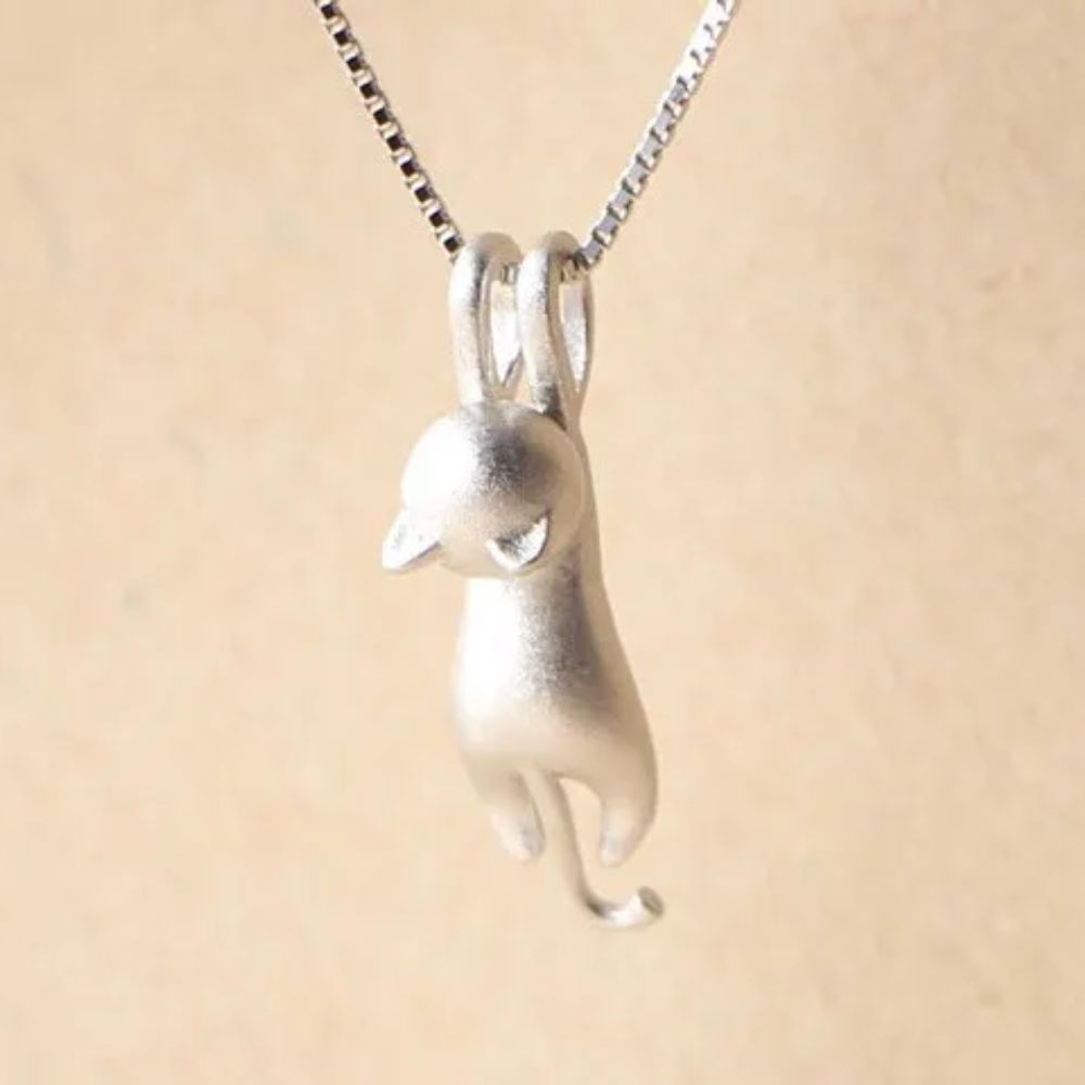 DANGLING KITTY NECKLACE - Alonna's Legging Land