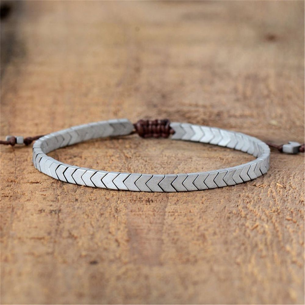 HEMATITE BRACELET (ADJUSTABLE) - Alonna's Legging Land