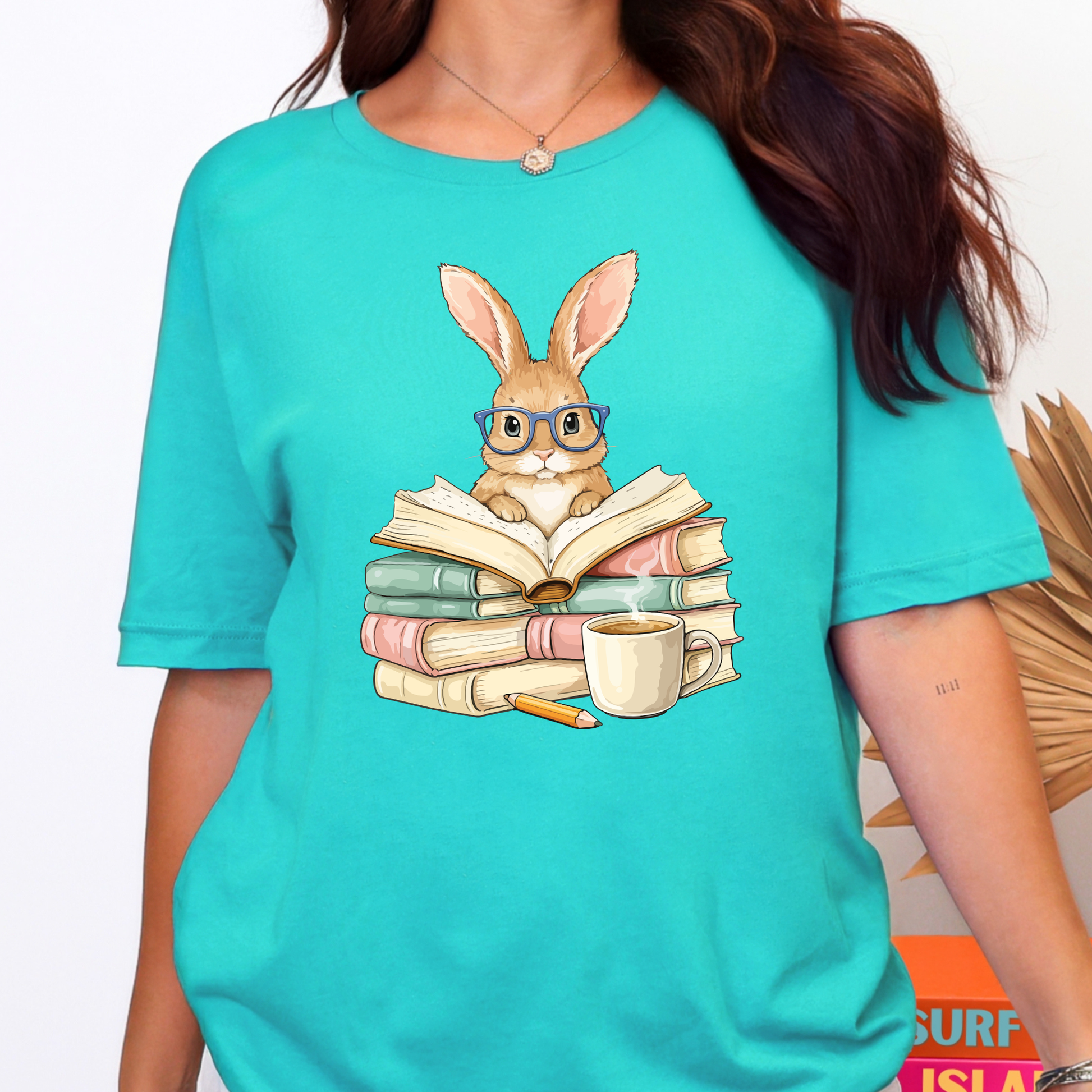 Reading Easter Bunny Graphic Tee - Alonna's Legging Land