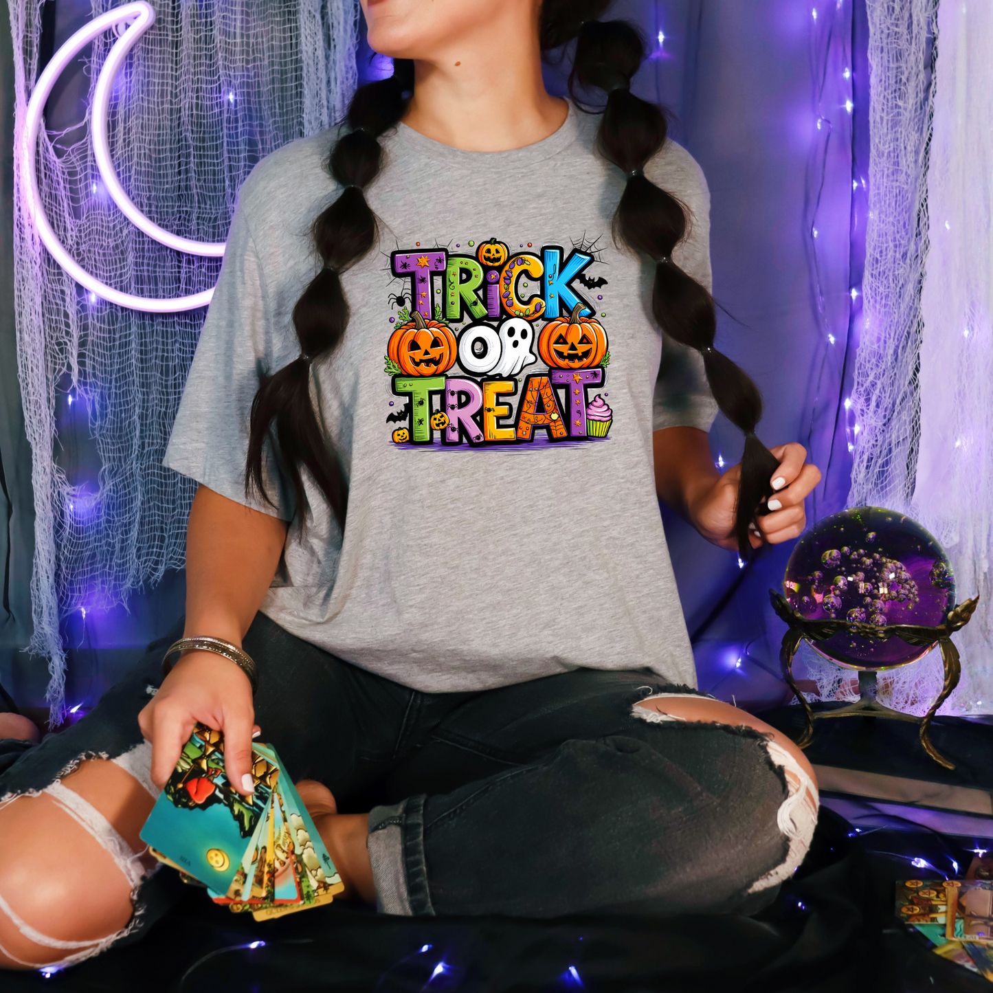 Trick or Treat Graphic Tee or Sweatshirt