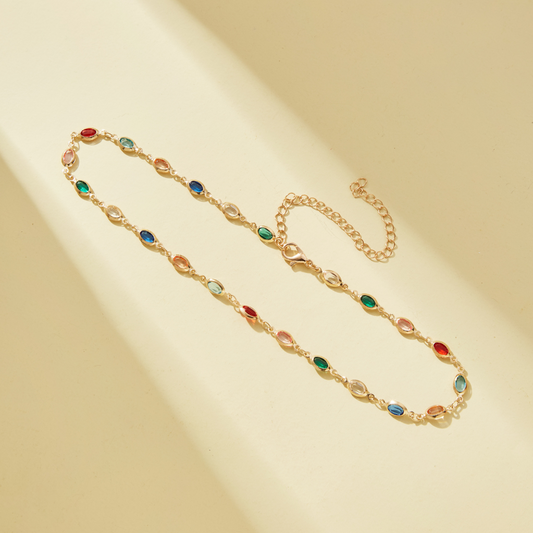 COLORFUL VINTAGE NECKLACE - Alonna's Legging Land