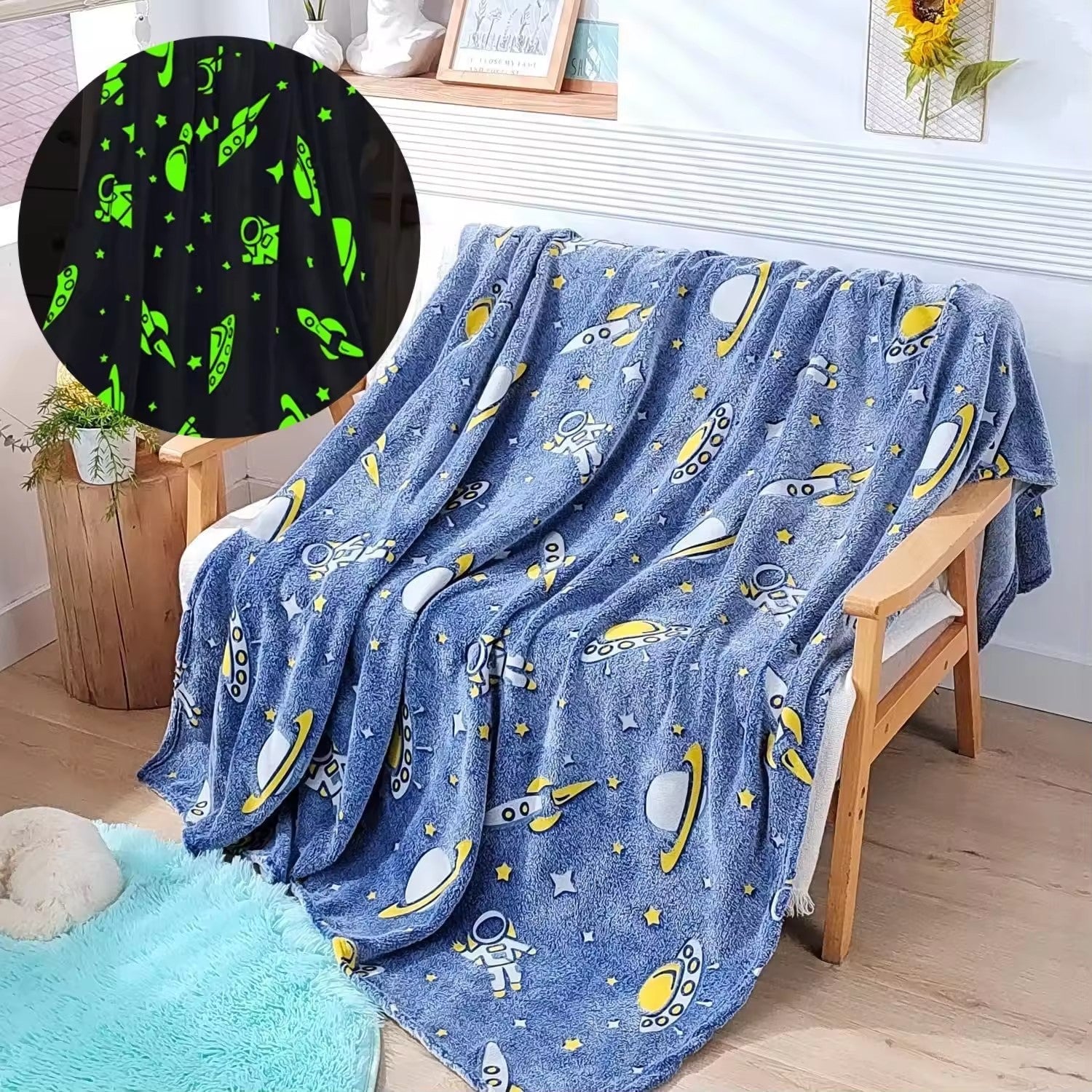 Space Cadet Glow Blanket - Alonna's Legging Land