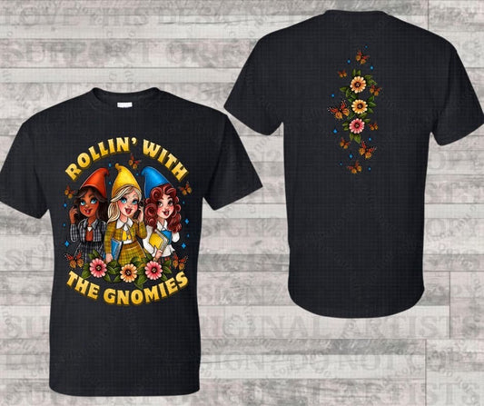 Gnome Double Sided Tee- Run 304 Closing 4-30