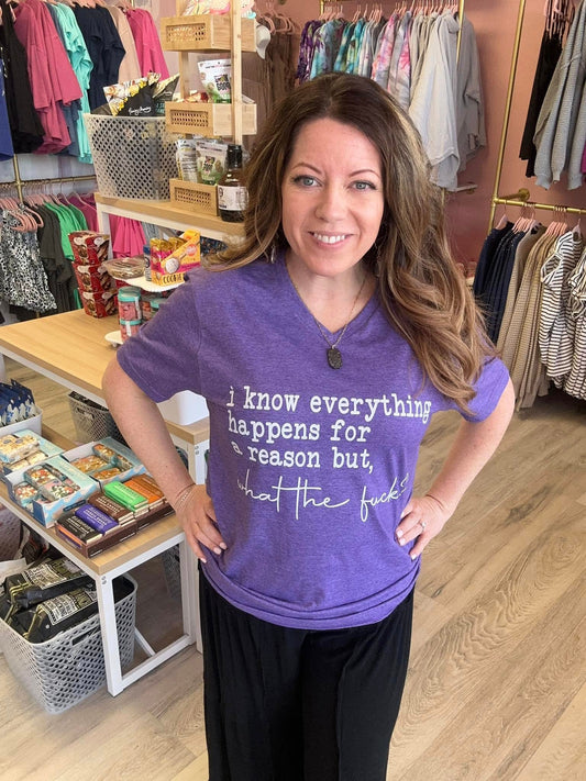 Everything Happens for a Reason V-Neck
