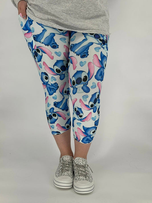 Bluest Monster Capri w/ Pockets