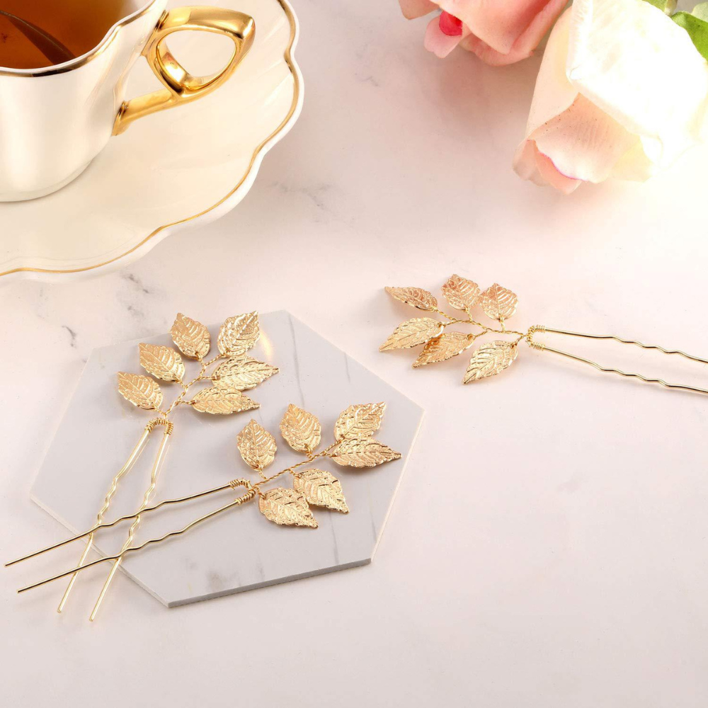 BOHO GOLD LEAF HAIR ACCESSORIES