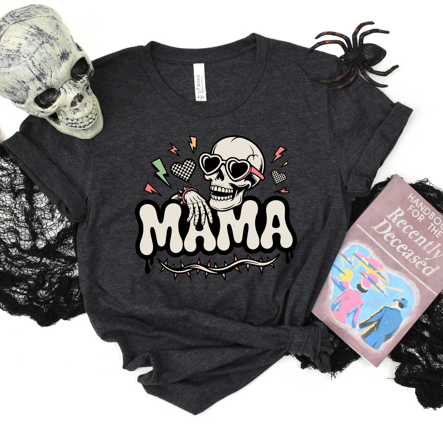 Funny Halloween Mama Graphic Tee