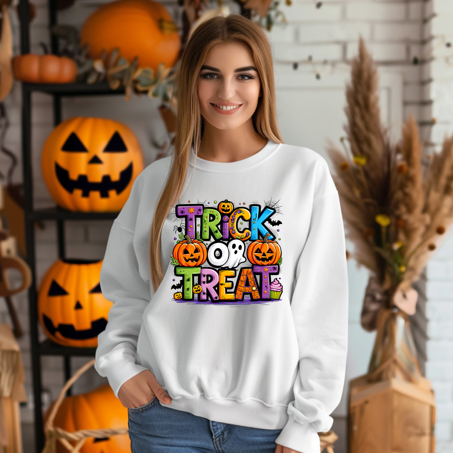 Trick or Treat Graphic Tee or Sweatshirt