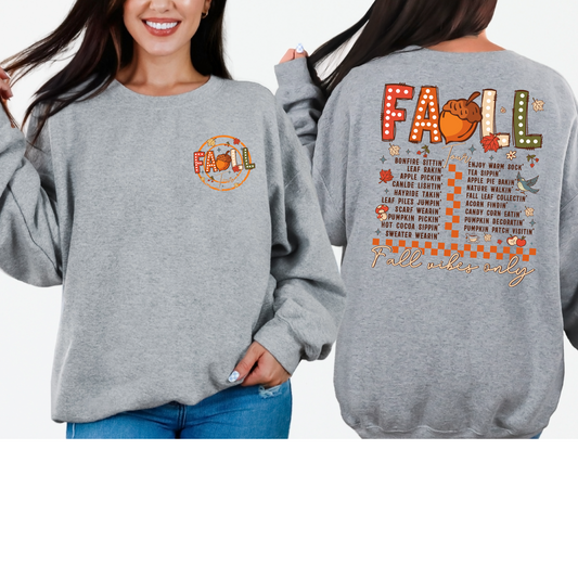 Fall Tour Sweatshirt