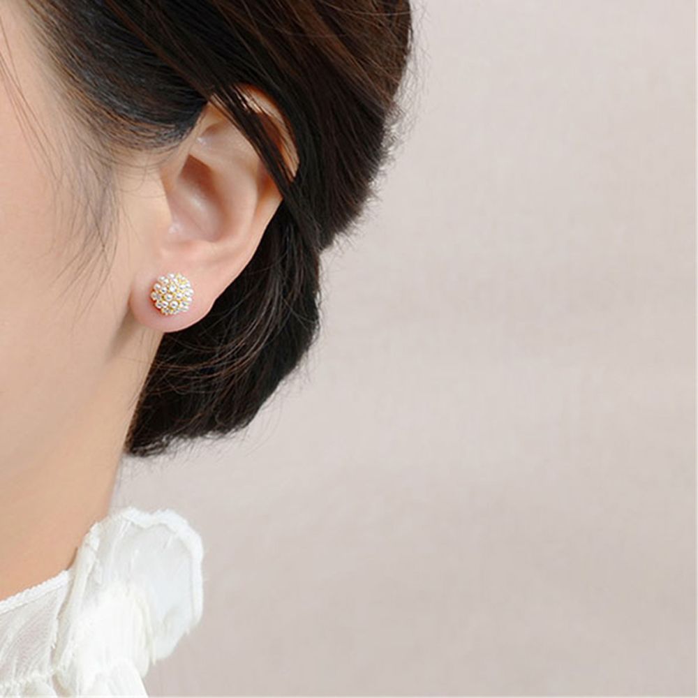 PEARL CLUSTER EARRINGS (PAIR) - Alonna's Legging Land