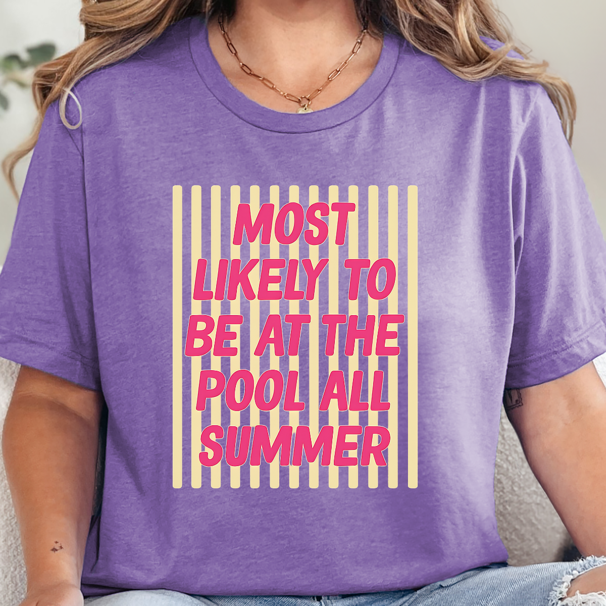 Pool All Summer Graphic Tee