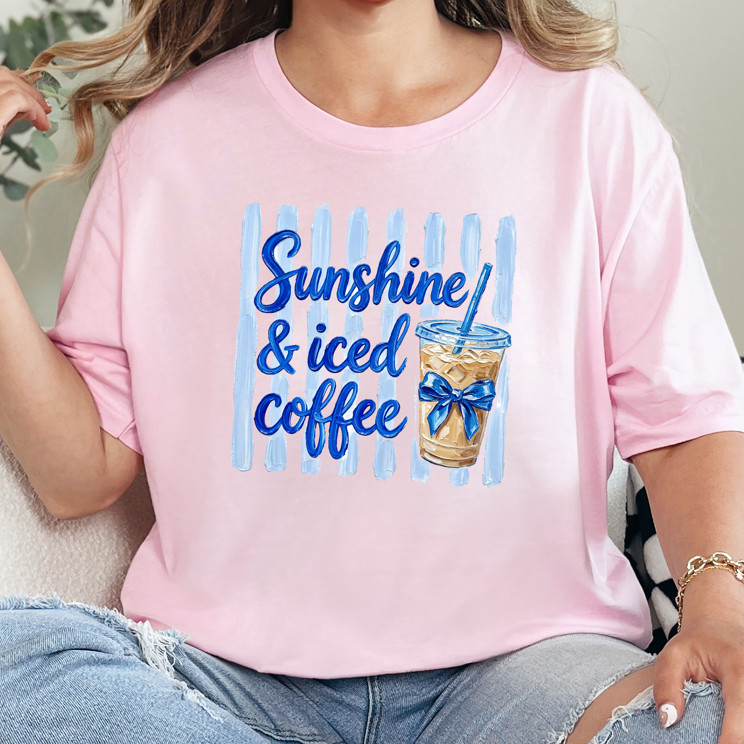 Sunshine & Iced Coffee Graphic Tee