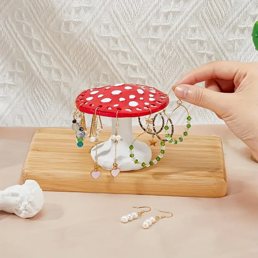 MUSHROOM EARRINGS HOLDER - Alonna's Legging Land