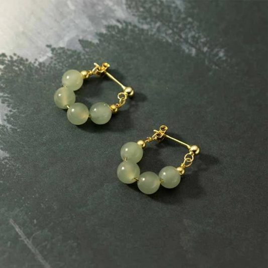 HETIAN JADE EARRINGS - Alonna's Legging Land