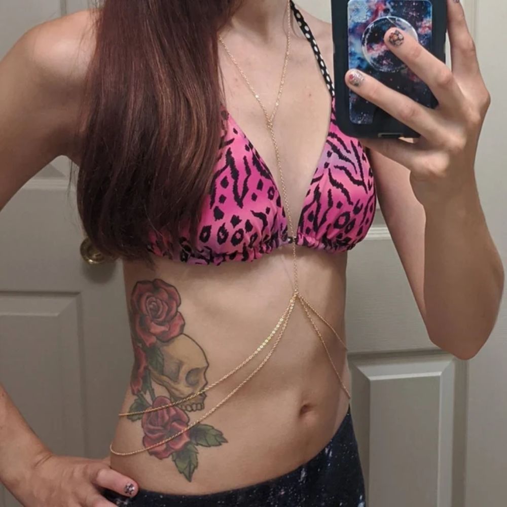 LAYERED BODY CHAIN (ADJUSTABLE) - Alonna's Legging Land