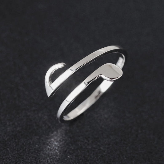 MUSIC NOTE RING (ADJUSTABLE)